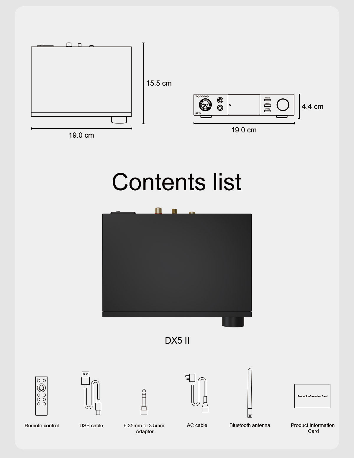 Apos Audio TOPPING Headphone DAC/Amp TOPPING DX5 II DAC/Amp