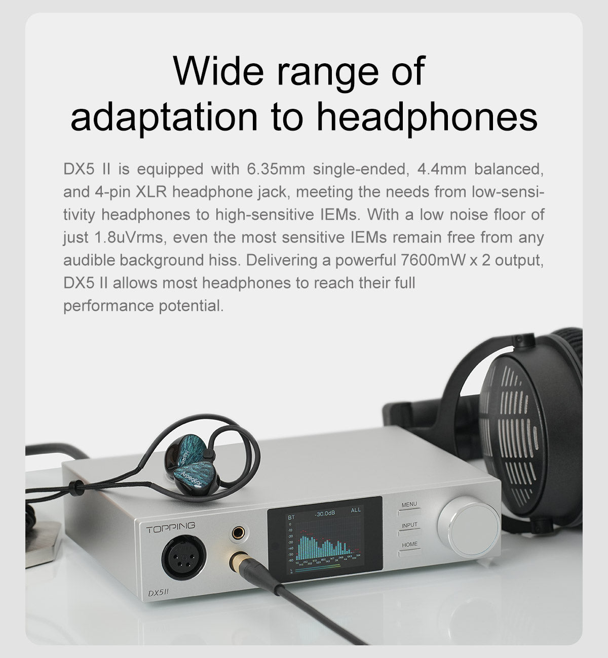 Apos Audio TOPPING Headphone DAC/Amp TOPPING DX5 II DAC/Amp