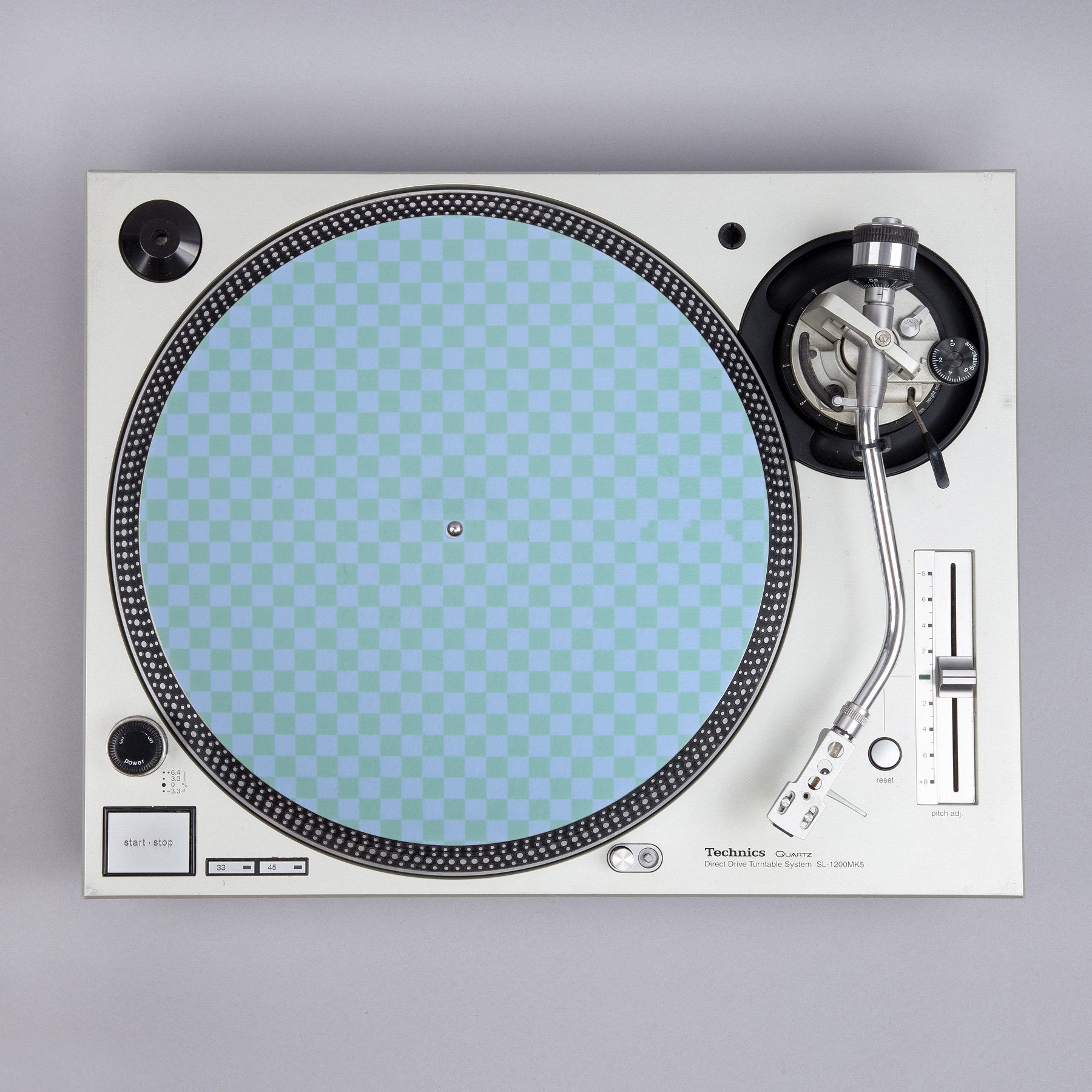 Apos Audio TurntableLab.com Accessory Turntable Lab: Checkmat Record Mat Slipmat Green / Single Mat