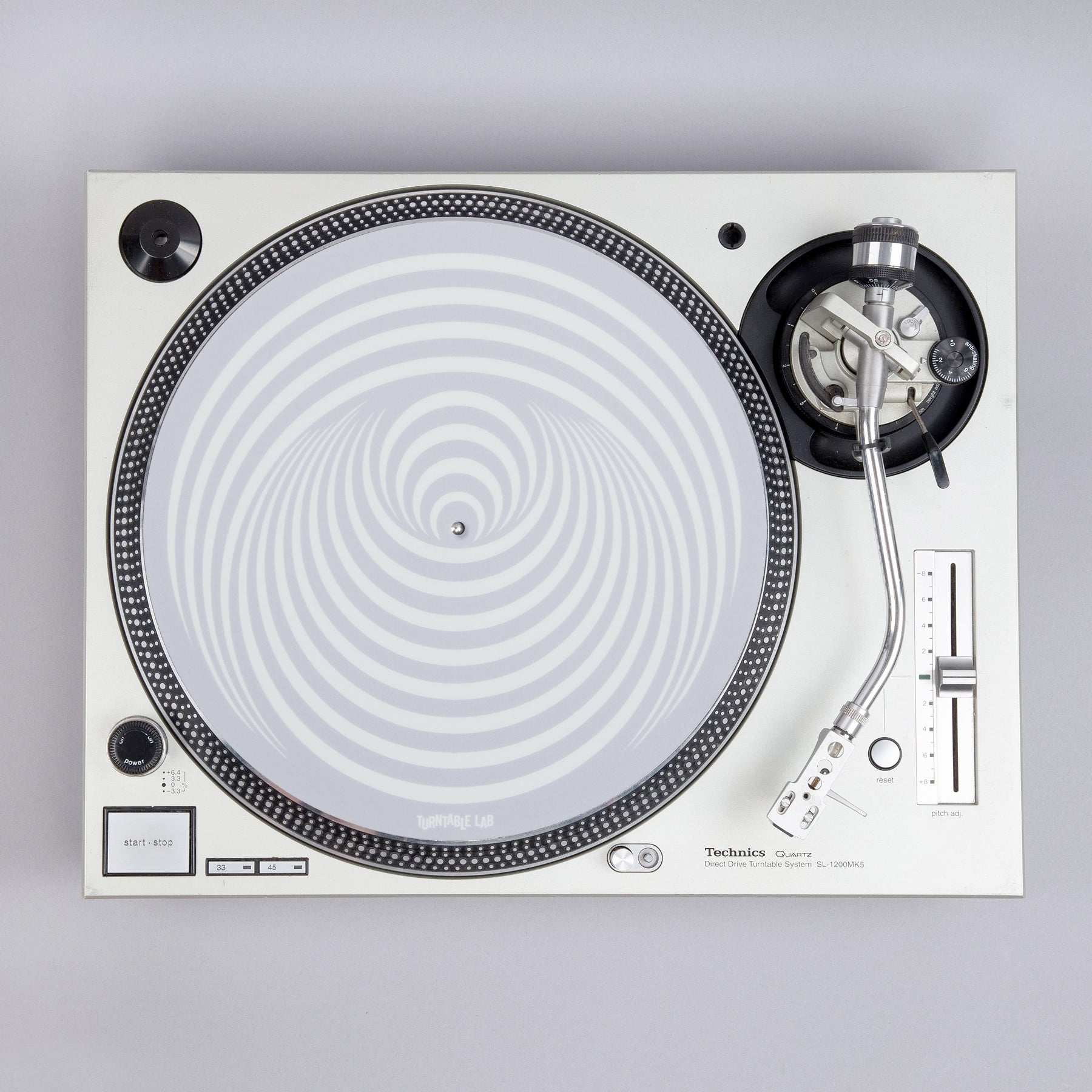 Apos Audio TurntableLab.com Accessory Turntable Lab: Ed Hertz Slipmat - Greyscale / Single Slipmat