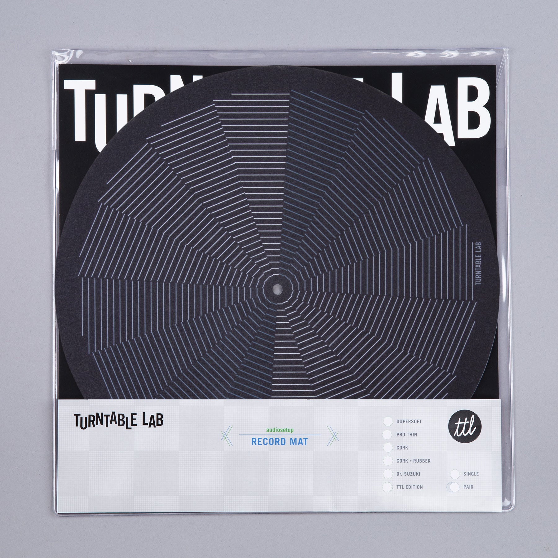 Apos Audio TurntableLab.com Accessory Turntable Lab: LeWitt Slipmat Record Mat Pair