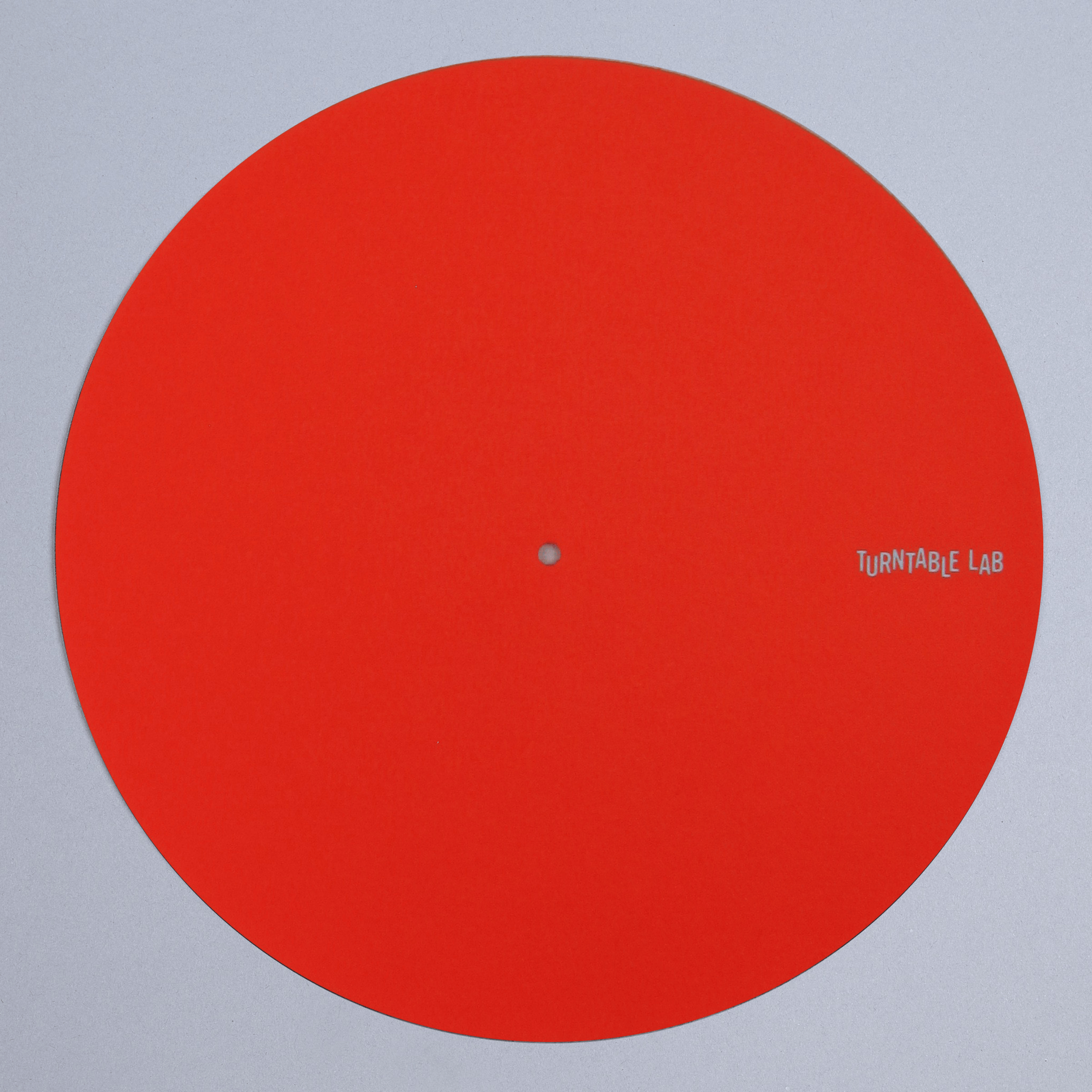 Apos Audio TurntableLab.com Accessory Turntable Lab: Pro Thin Slipmat Record Mats (Technics Style) - Red Single