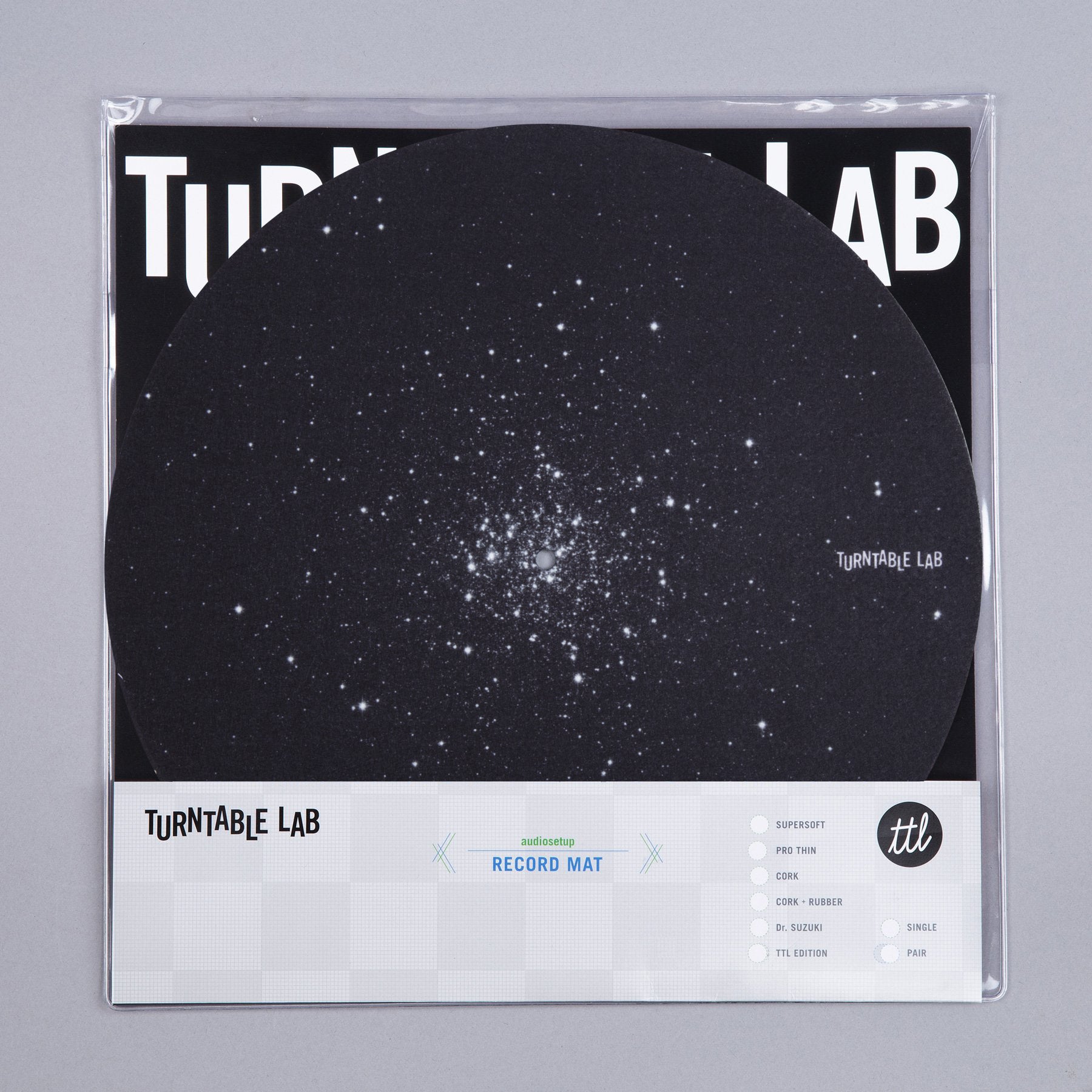 Apos Audio TurntableLab.com Accessory Turntable Lab: Spacemat Record Slipmat Pair