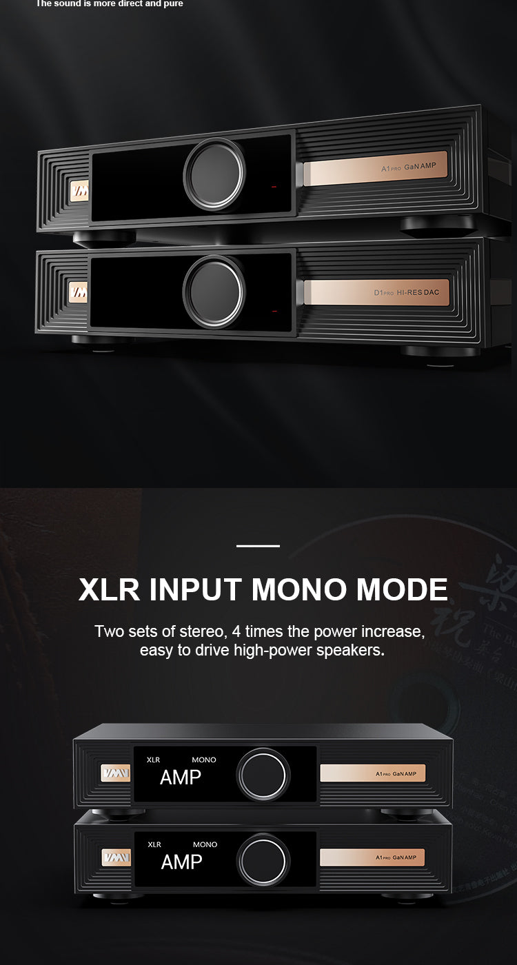 Apos Audio VMV Speaker Amp VMV A1 PRO Gallium Nitride Power Amp