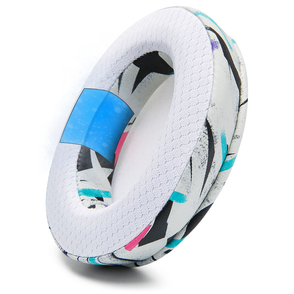 Apos Audio Wicked Cushions Cooling Gel Ear Pads Arctis Nova Earpads - WC FreeZe Cooling Gel 90s White