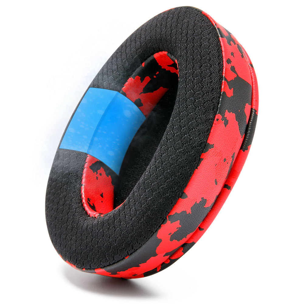 Apos Audio Wicked Cushions Cooling Gel Ear Pads Arctis Nova Earpads - WC FreeZe Cooling Gel Red Camo