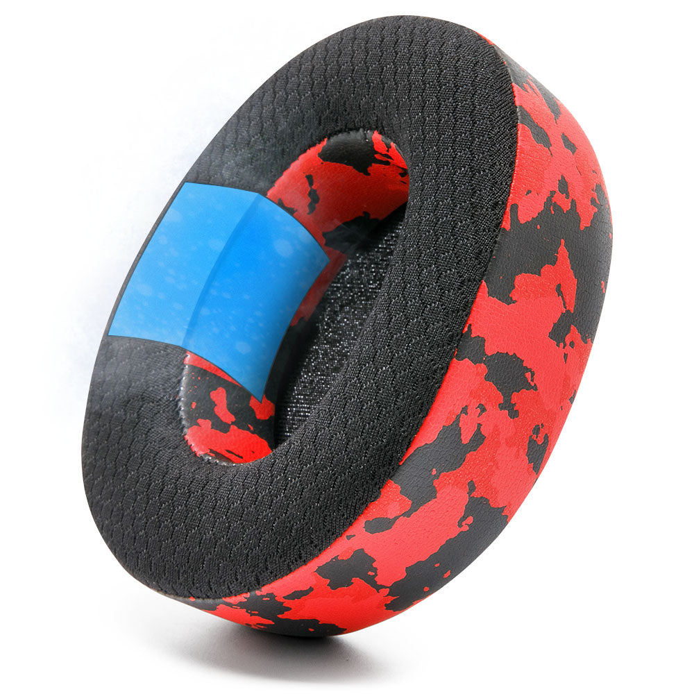 Apos Audio Wicked Cushions Cooling Gel Ear Pads Arctis Nova Pro Wireless, Nova Elite & Nova Pro Omni Earpads - WC FreeZe Cooling Gel Red Camo