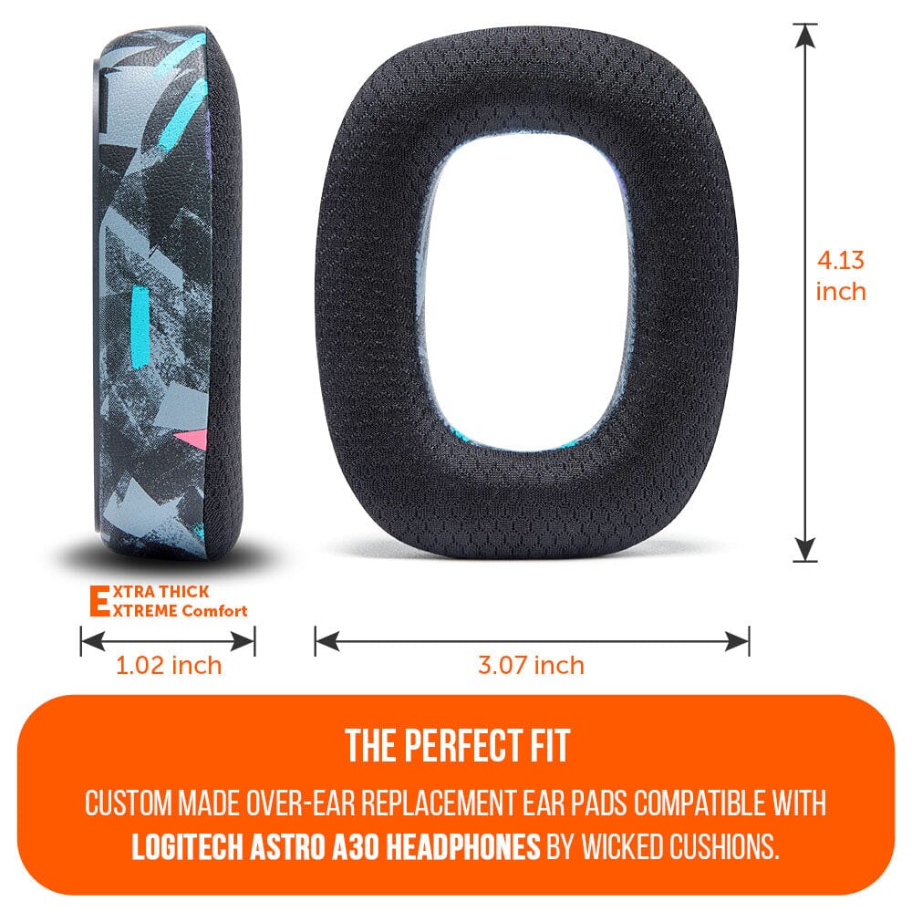 Apos Audio Wicked Cushions Cooling Gel Ear Pads Astro A30 Earpads - WC FreeZe Cooling Gel