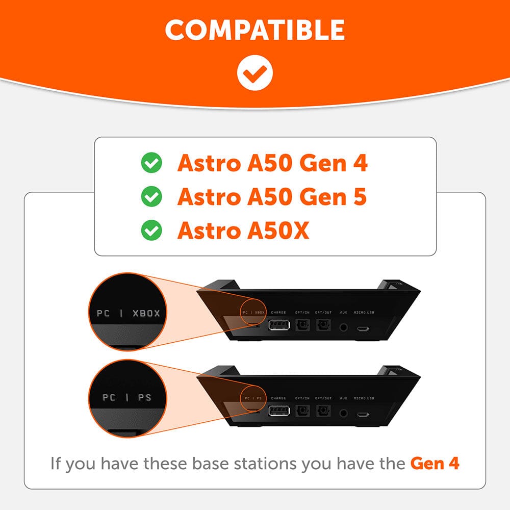 Apos Audio Wicked Cushions Cooling Gel Ear Pads Astro A50 Gen 4, Gen 5 and A50X Earpads - WC FreeZe Cooling Gel