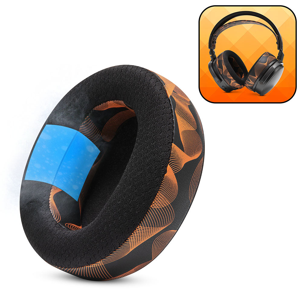 Apos Audio Wicked Cushions Cooling Gel Ear Pads Audeze Maxwell Earpads - WC FreeZe Cooling Gel Kinetic Wave