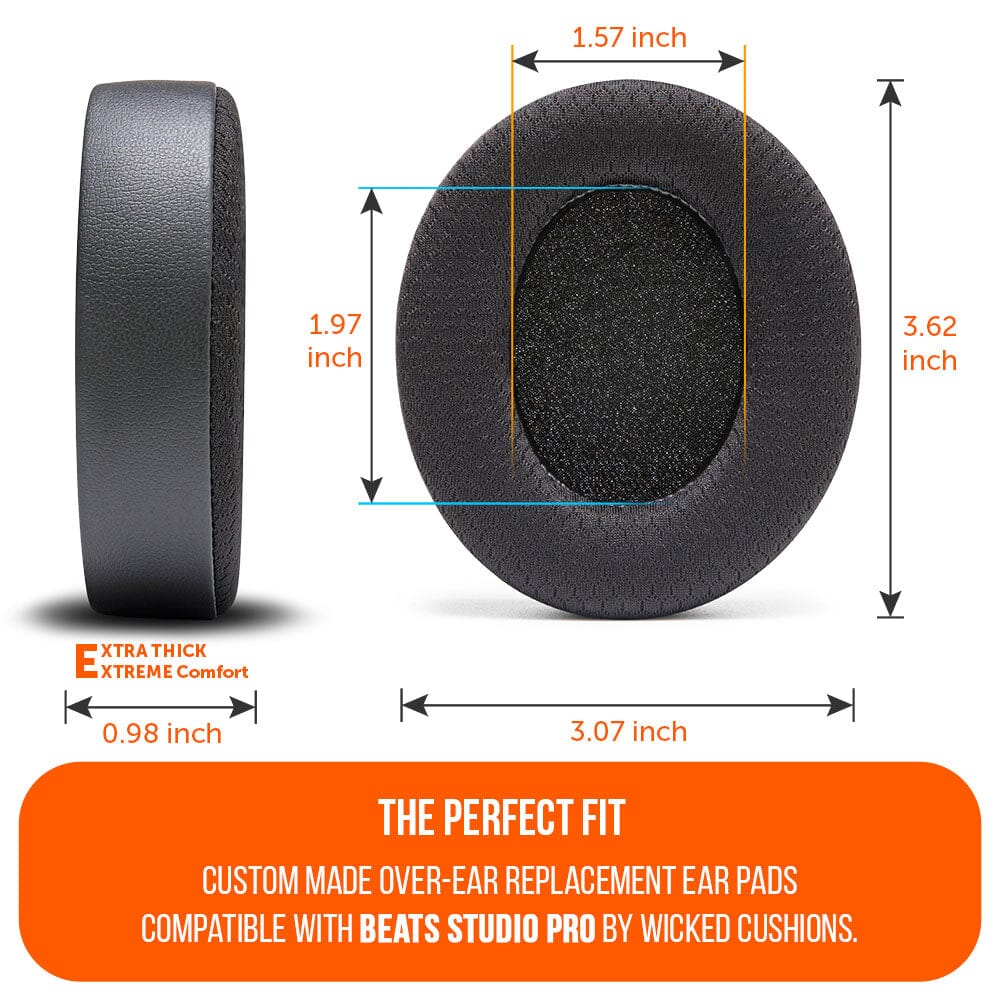 Apos Audio Wicked Cushions Cooling Gel Ear Pads Beats Studio Pro Cooling Gel Earpads - WC FreeZe