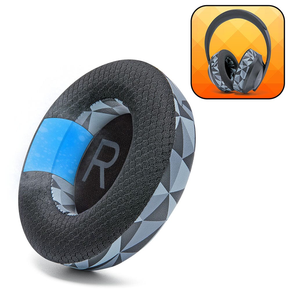 Apos Audio Wicked Cushions Cooling Gel Ear Pads Bose NC 700 Cooling Gel Earpads - WC FreeZe Geo Grey