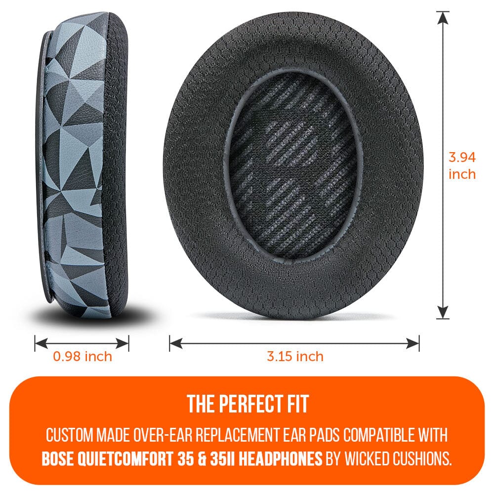 Apos Audio Wicked Cushions Cooling Gel Ear Pads Bose QC35 Cooling Gel Earpads - WC FreeZe