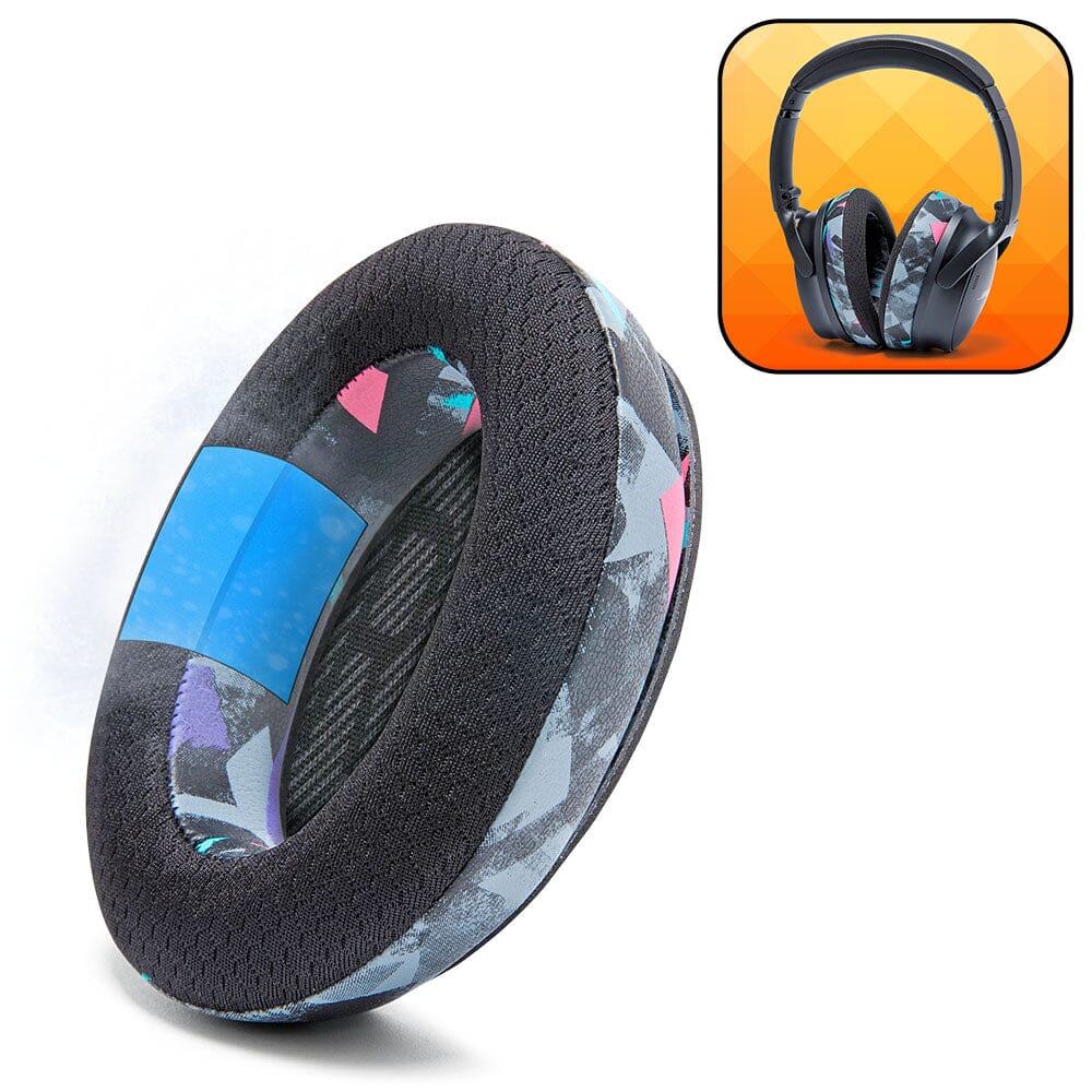 Apos Audio Wicked Cushions Cooling Gel Ear Pads Bose QC35 Cooling Gel Earpads - WC FreeZe 90s Black