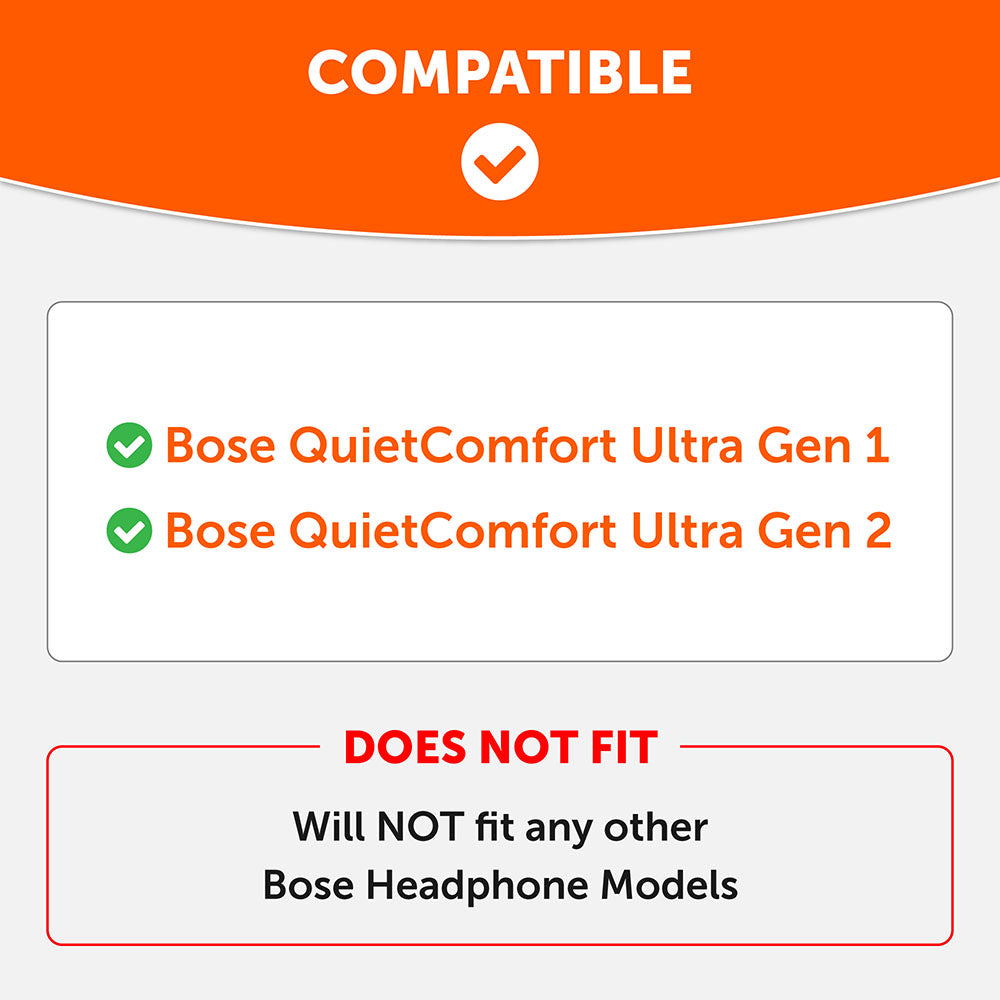 Apos Audio Wicked Cushions Cooling Gel Ear Pads Bose QuietComfort Ultra Gen 1 & Gen 2 Cooling Gel Earpads - WC FreeZe QC Ultra