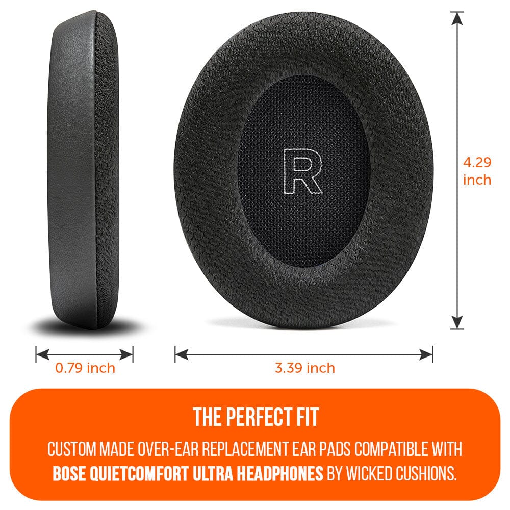 Apos Audio Wicked Cushions Cooling Gel Ear Pads Bose QuietComfort Ultra Gen 1 & Gen 2 Cooling Gel Earpads - WC FreeZe QC Ultra
