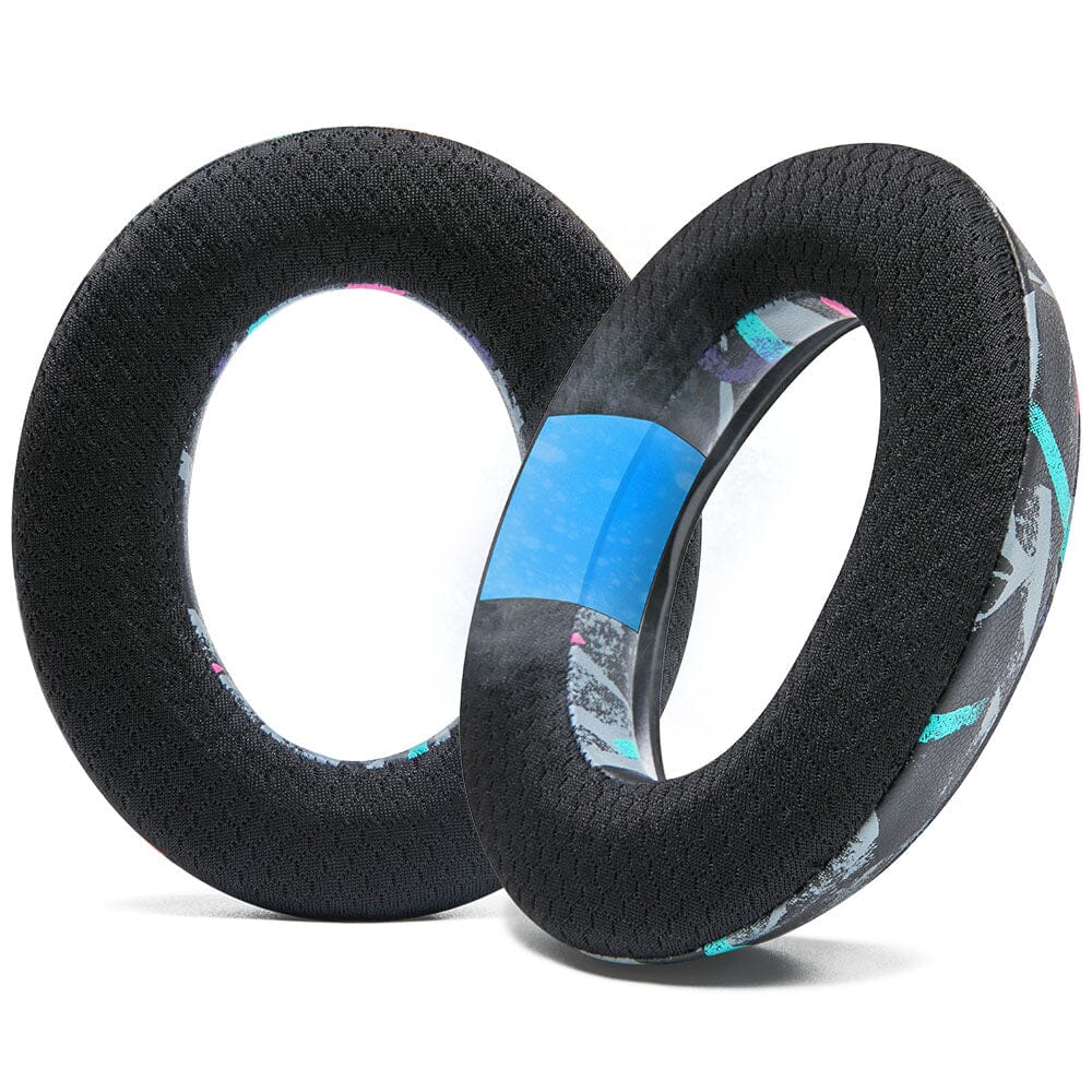 Apos Audio Wicked Cushions Cooling Gel Ear Pads Sennheiser Momentum 4 & HDB 630 Earpads - WC FreeZe Cooling Gel 90s Black