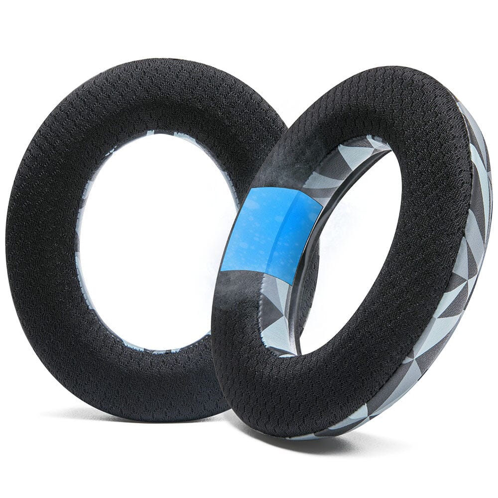 Apos Audio Wicked Cushions Cooling Gel Ear Pads Sennheiser Momentum 4 & HDB 630 Earpads - WC FreeZe Cooling Gel Geo Grey