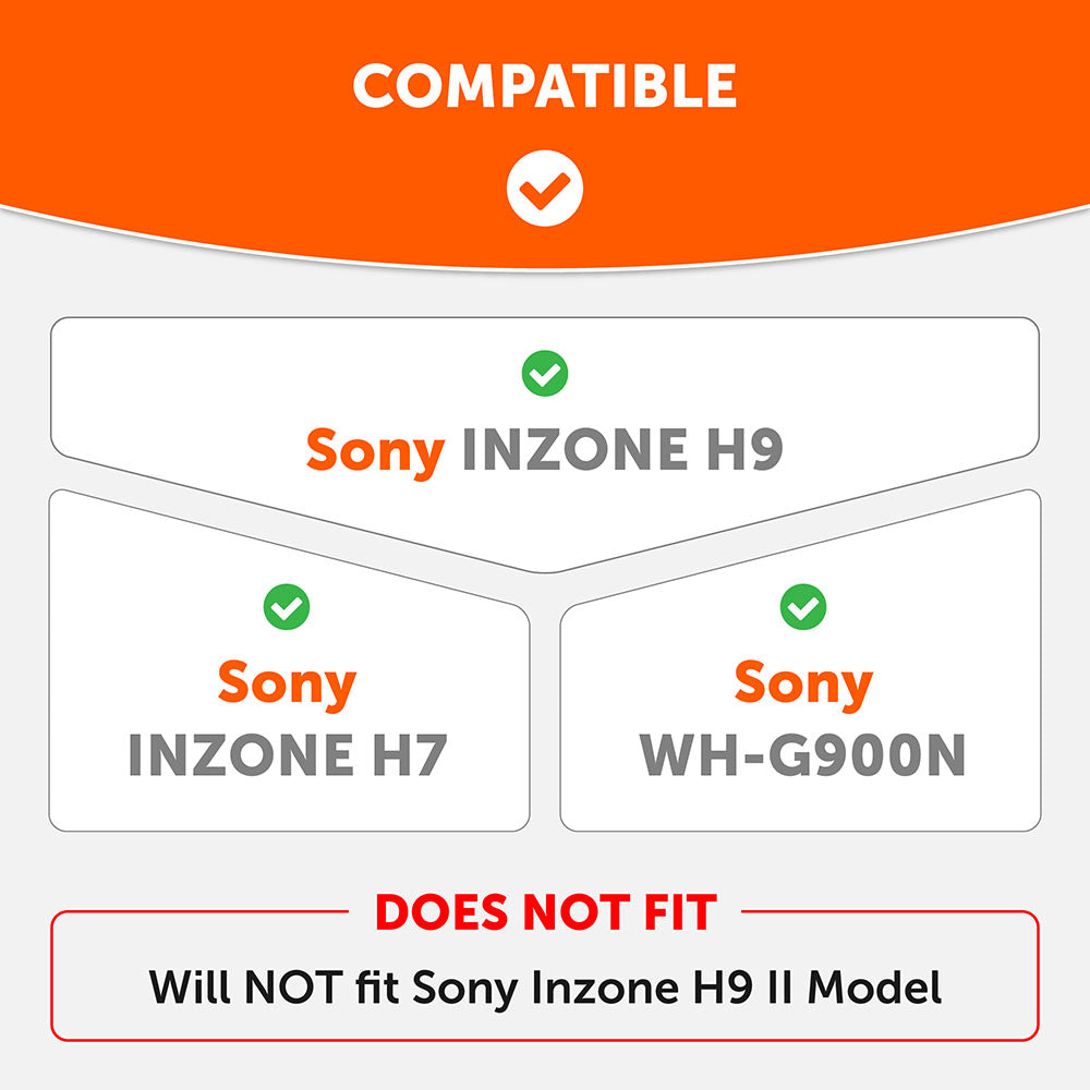 Apos Audio Wicked Cushions Cooling Gel Ear Pads Sony Inzone H9 Earpads - WC FreeZe Cooling Gel