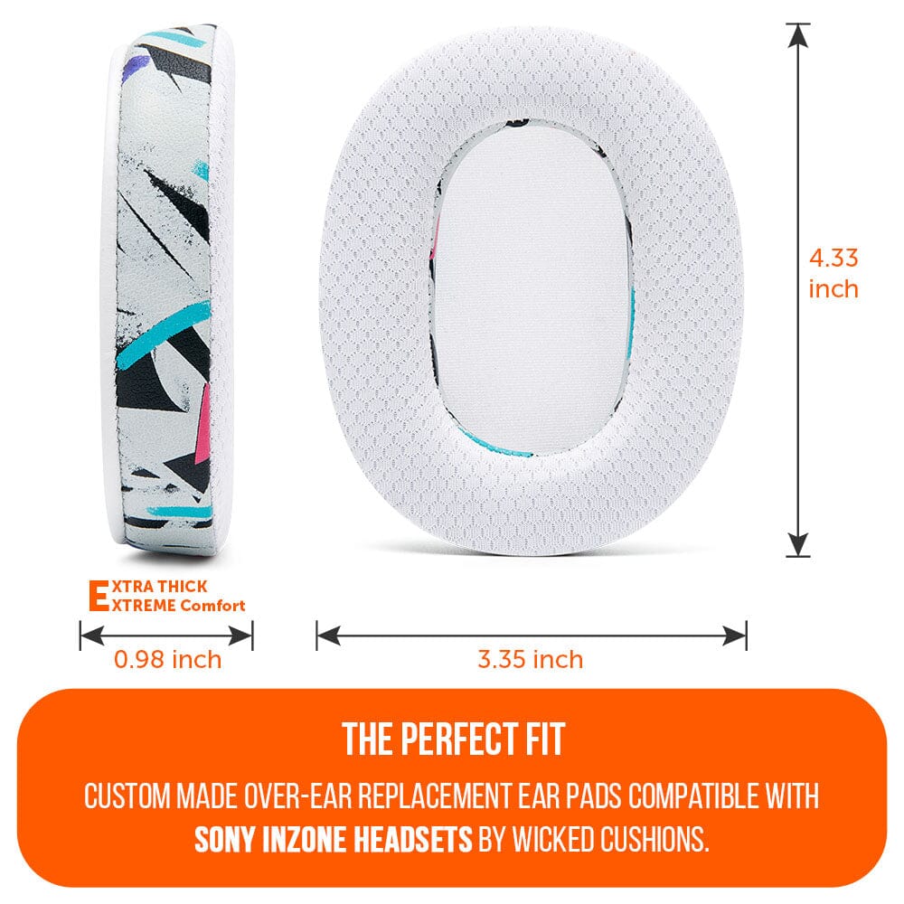 Apos Audio Wicked Cushions Cooling Gel Ear Pads Sony Inzone H9 Earpads - WC FreeZe Cooling Gel