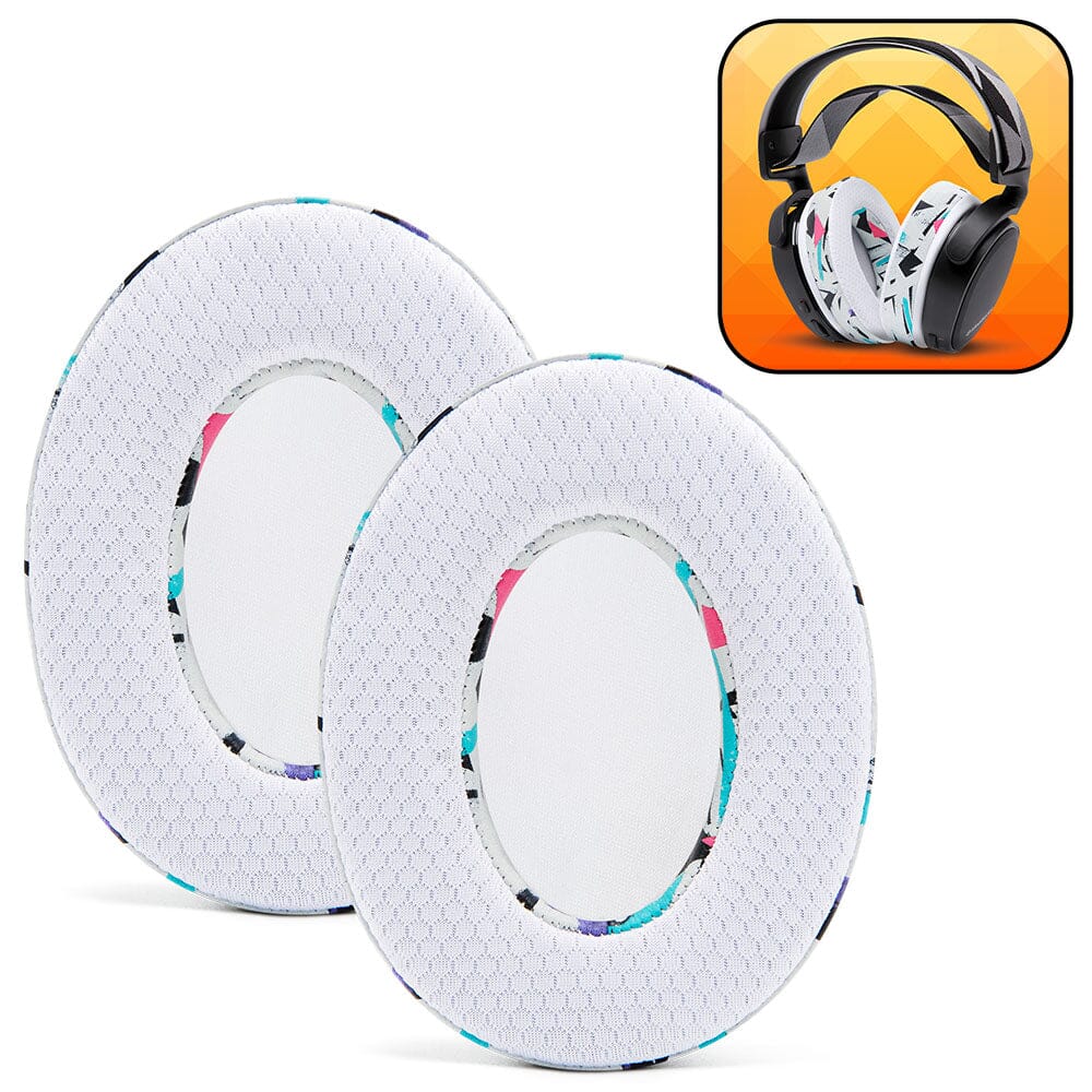 Apos Audio Wicked Cushions Cooling Gel Ear Pads WC FreeZe - Hybrid Cooling Gel Infused Ear Pads for ATH M50X 90s White