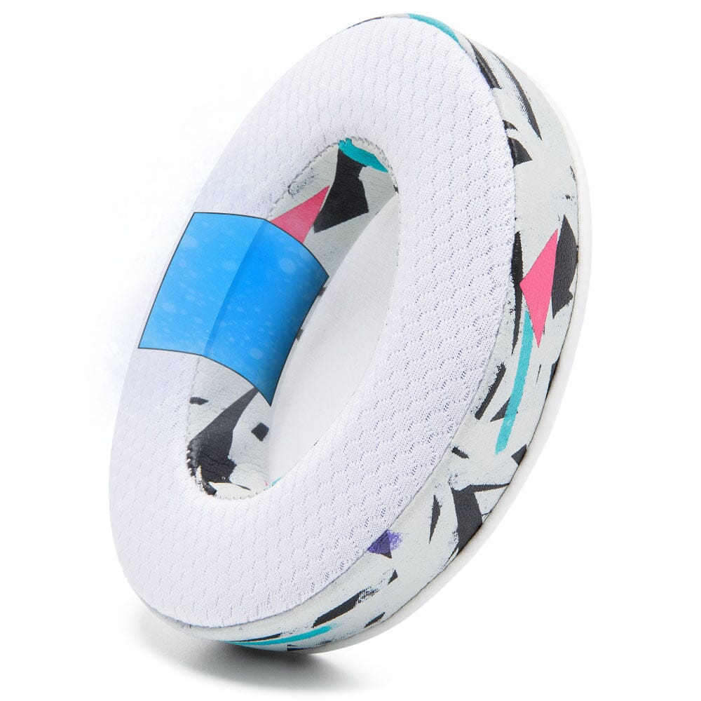 Apos Audio Wicked Cushions Cooling Gel Ear Pads WC FreeZe - Hybrid Cooling Gel Infused Gaming Earpads 90s White
