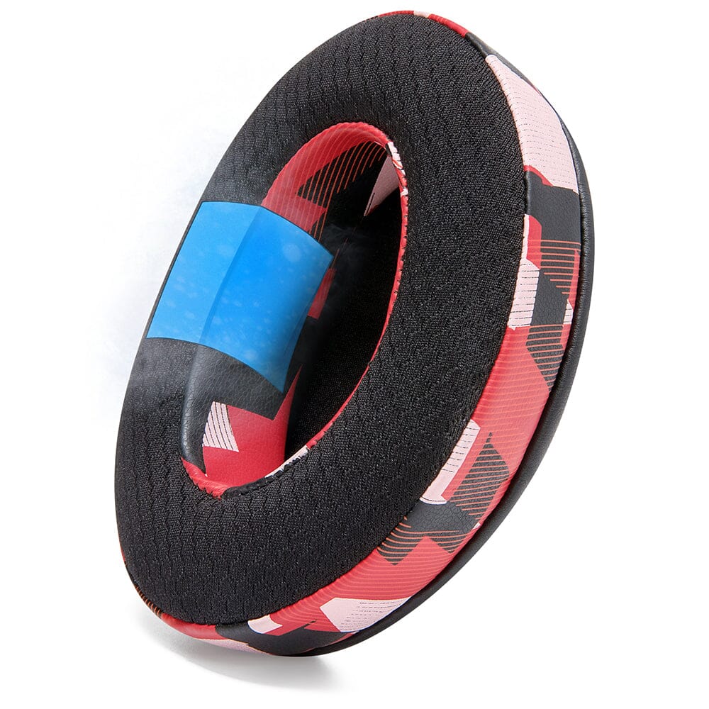 Apos Audio Wicked Cushions Cooling Gel Ear Pads WC FreeZe - Hybrid Cooling Gel Infused Gaming Earpads Red Prism