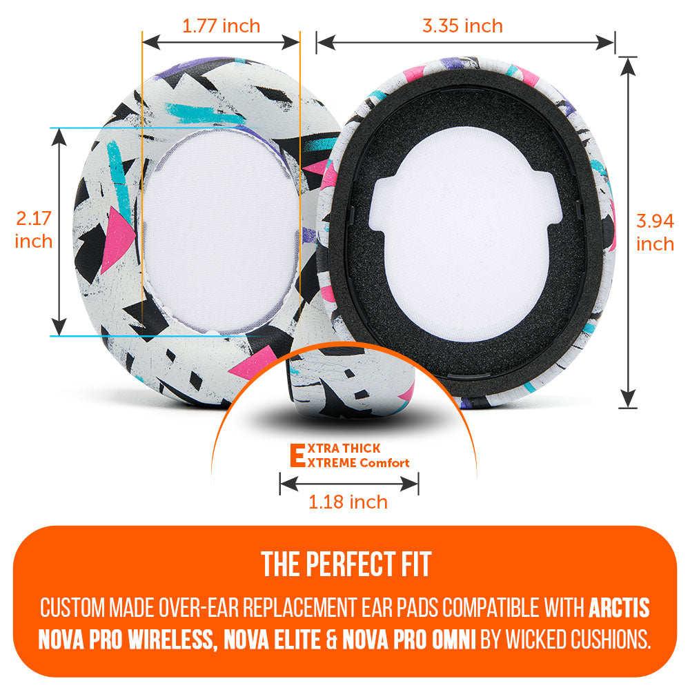 Apos Audio Wicked Cushions Ear Pads Arctis Nova Pro Wireless, Nova Elite & Nova Pro Omni Earpads - WC PadZ Nova Pro Wireless