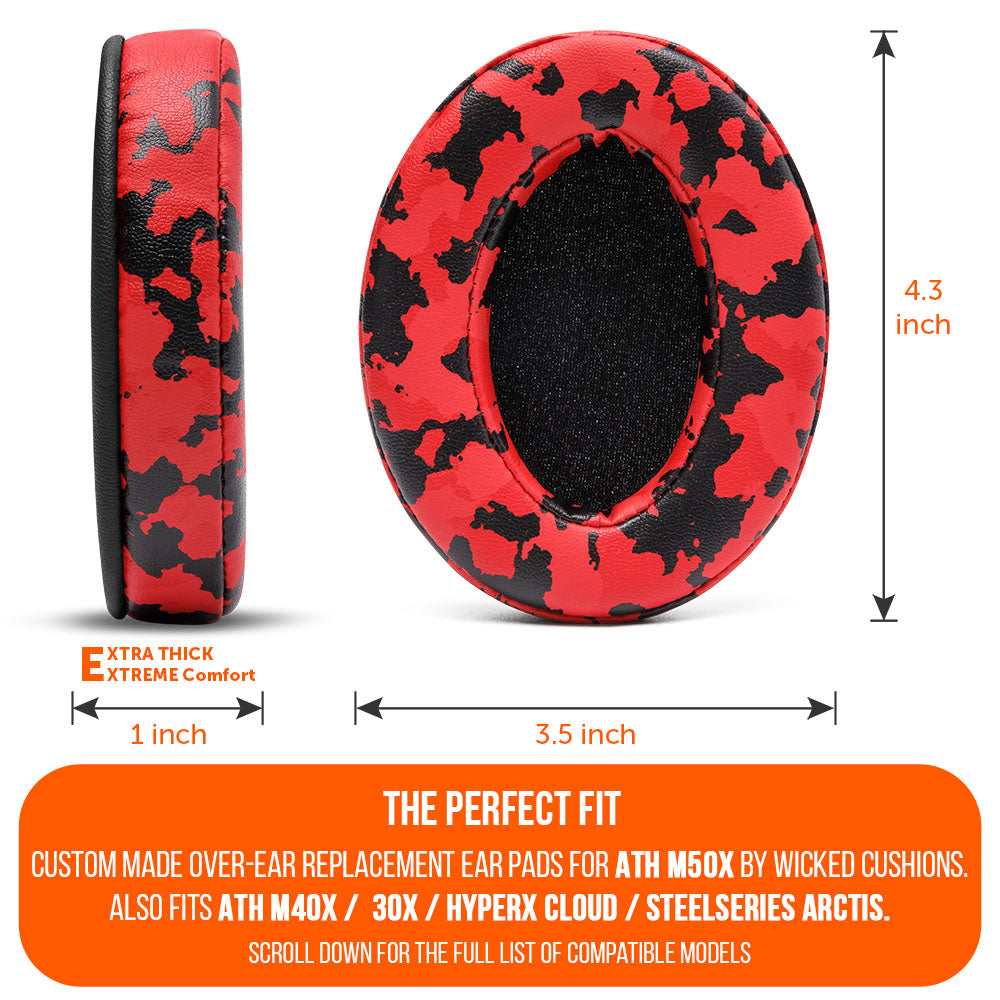Apos Audio Wicked Cushions Ear Pads ATH M50X Earpads