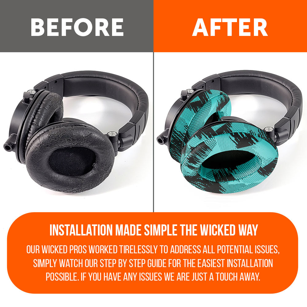 Apos Audio Wicked Cushions Ear Pads ATH M50X Earpads