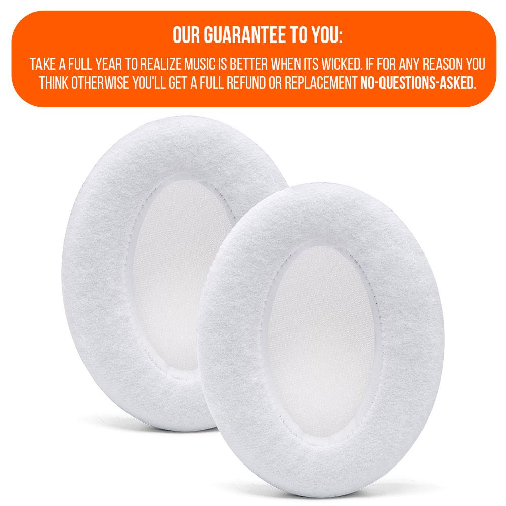 Apos Audio Wicked Cushions Ear Pads ATH M50X Earpads - Velour Hybrid