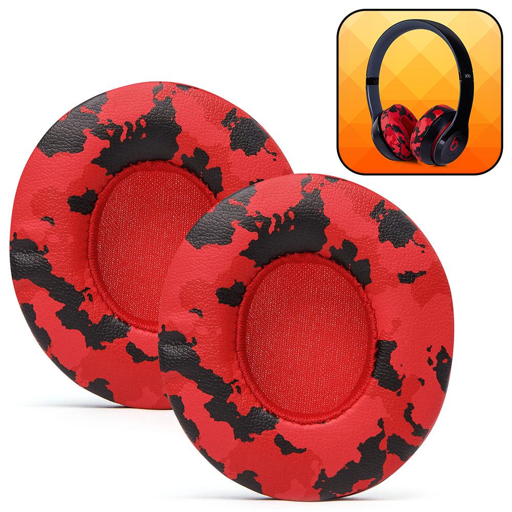 Apos Audio Wicked Cushions Ear Pads Beats Solo Earpads Red Camo