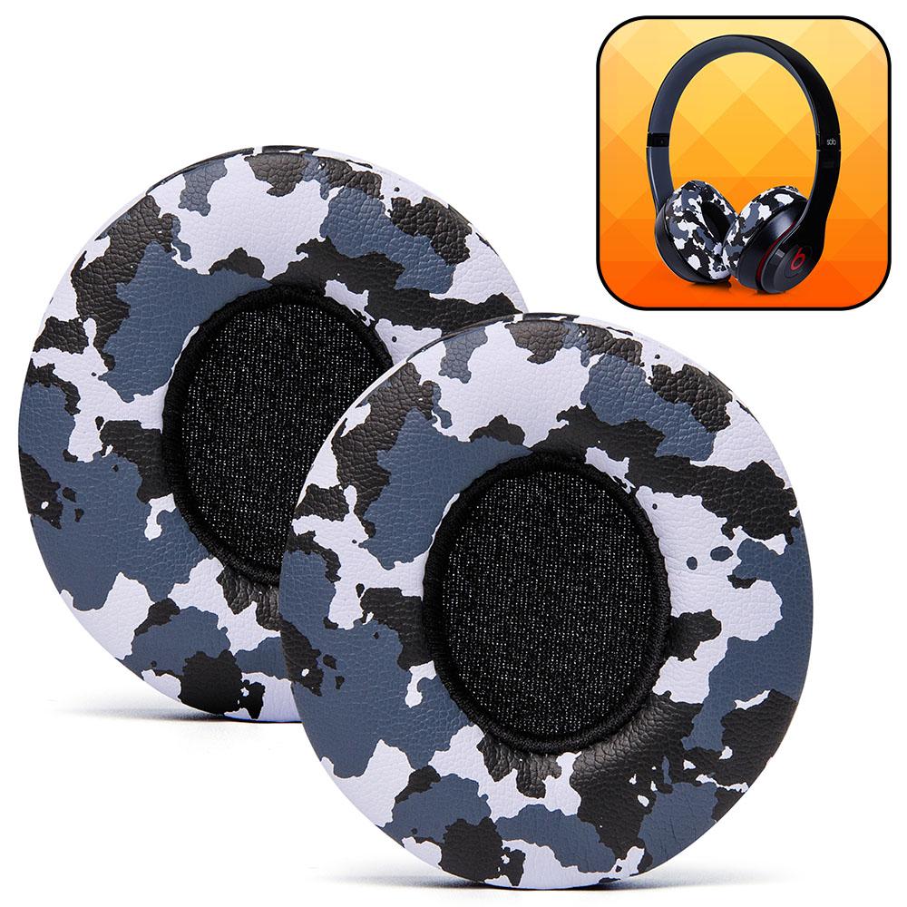Apos Audio Wicked Cushions Ear Pads Beats Solo Earpads Snow Camo