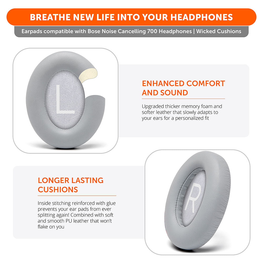 Apos Audio Wicked Cushions Ear Pads Bose NC 700 Replacement Earpads