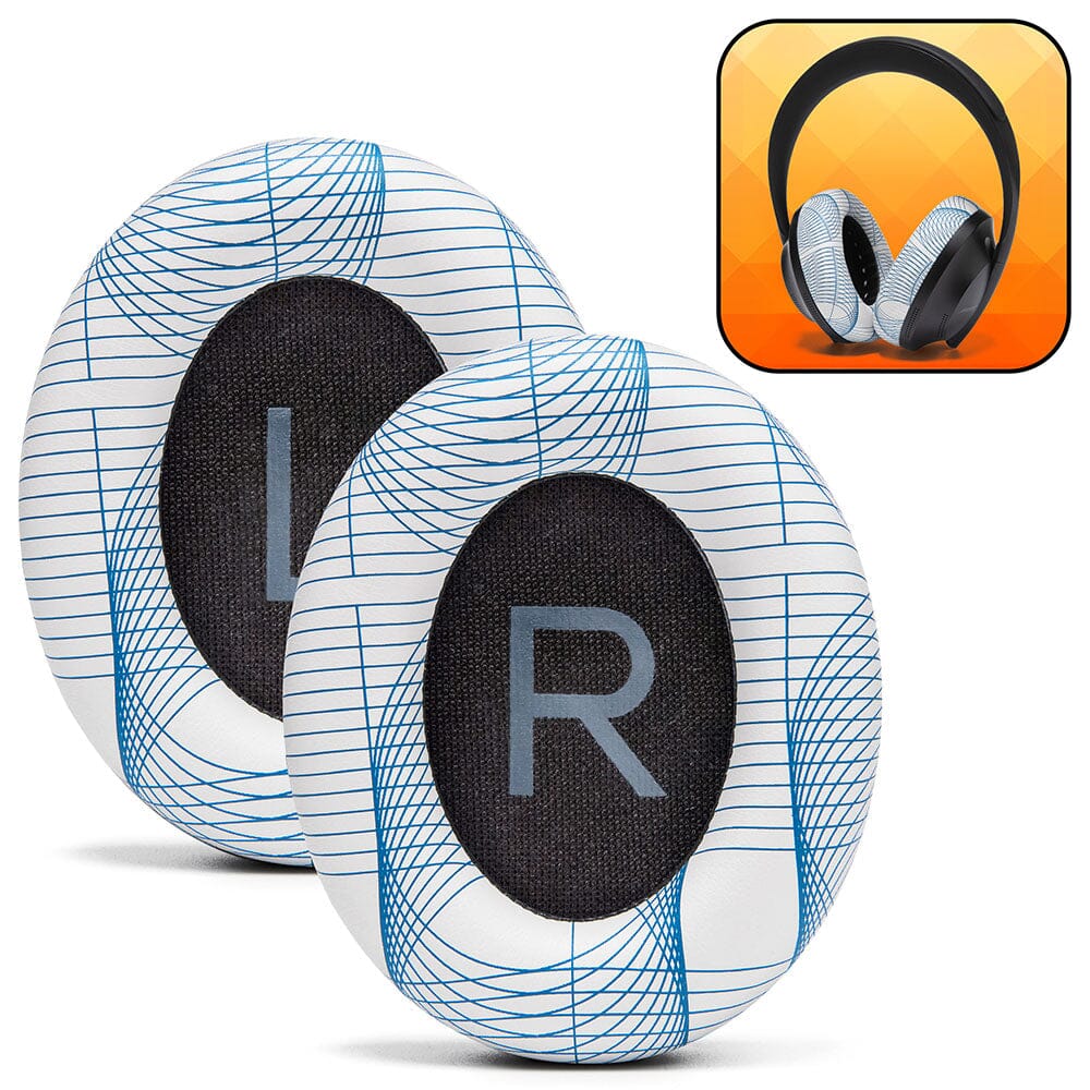 Apos Audio Wicked Cushions Ear Pads Bose NC 700 Replacement Earpads Ivory Tide