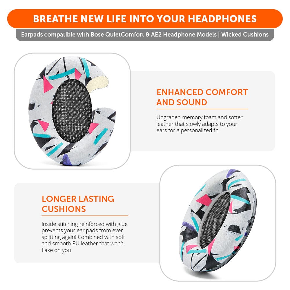 Apos Audio Wicked Cushions Ear Pads Bose QC35 Replacement Ear Pads