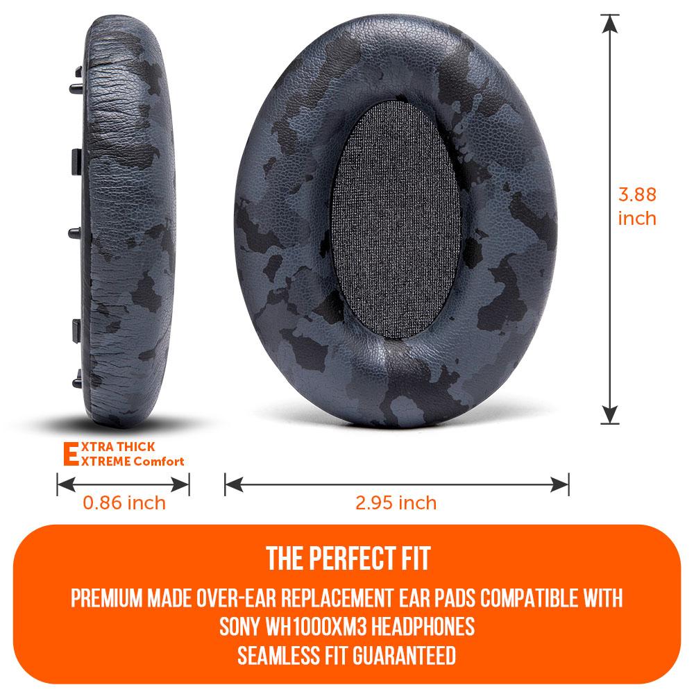Apos Audio Wicked Cushions Ear Pads Ear Pads For Sony WH1000XM3 Over-Ear Headphones