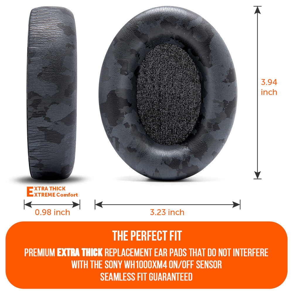 Apos Audio Wicked Cushions Ear Pads Replacement Ear Pads For Sony WH1000XM4 Over-Ear Headphones