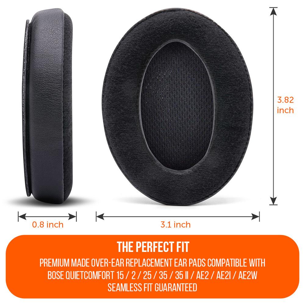 Apos Audio Wicked Cushions Ear Pads Replacement Earpads For Bose QC15 Headphones
