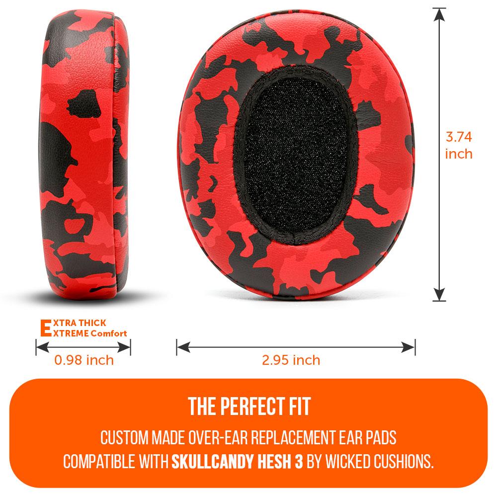 Apos Audio Wicked Cushions Ear Pads Skullcandy Hesh 3, Evo, and Crusher Replacement Earpads