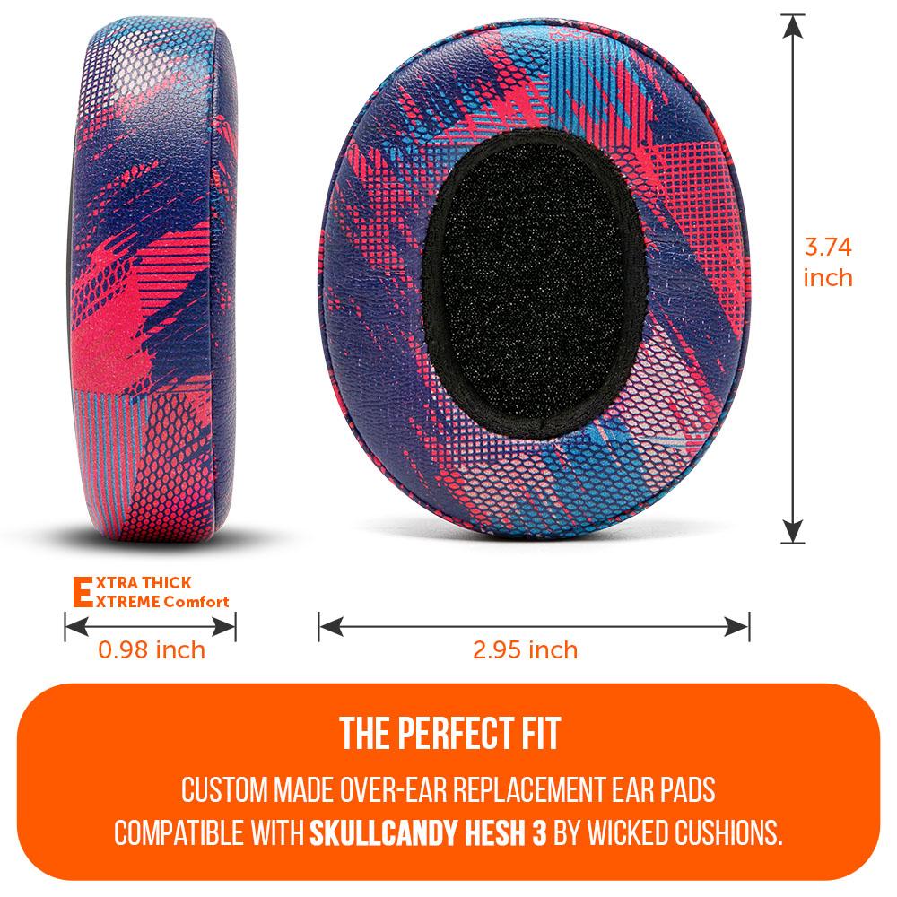 Apos Audio Wicked Cushions Ear Pads Skullcandy Hesh 3, Evo, and Crusher Replacement Earpads