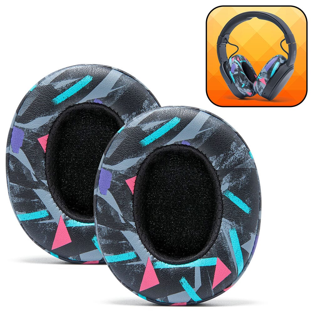 Apos Audio Wicked Cushions Ear Pads Skullcandy Hesh 3, Evo, and Crusher Replacement Earpads 90s Black