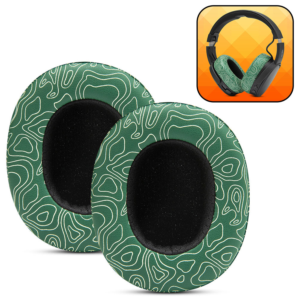 Apos Audio Wicked Cushions Ear Pads Skullcandy Hesh 3, Evo, and Crusher Replacement Earpads Emerald Tide