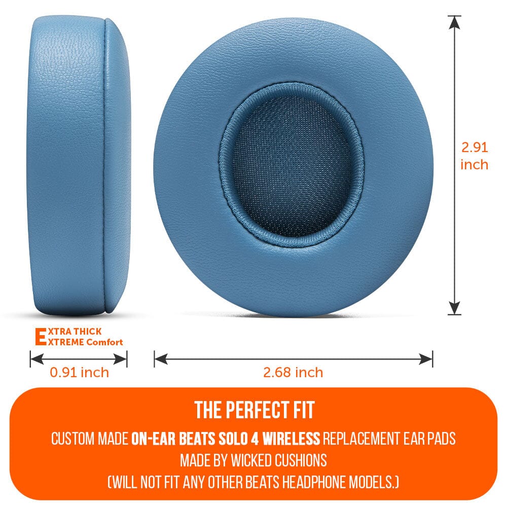 Apos Audio Wicked Cushions Ear Pads Upgraded Beats Solo 4 Earpads - WC PadZ Solo 4