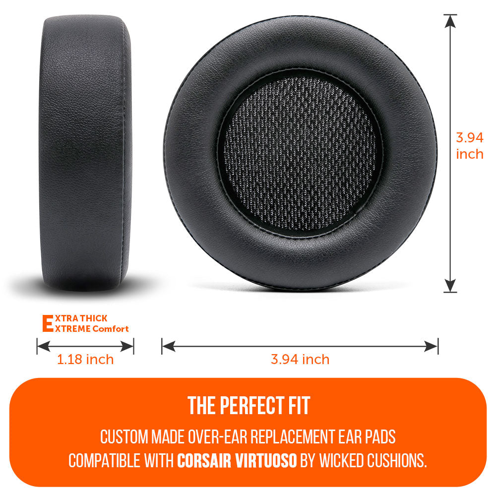 Apos Audio Wicked Cushions Ear Pads Upgraded Corsair Virtuoso Ear pads