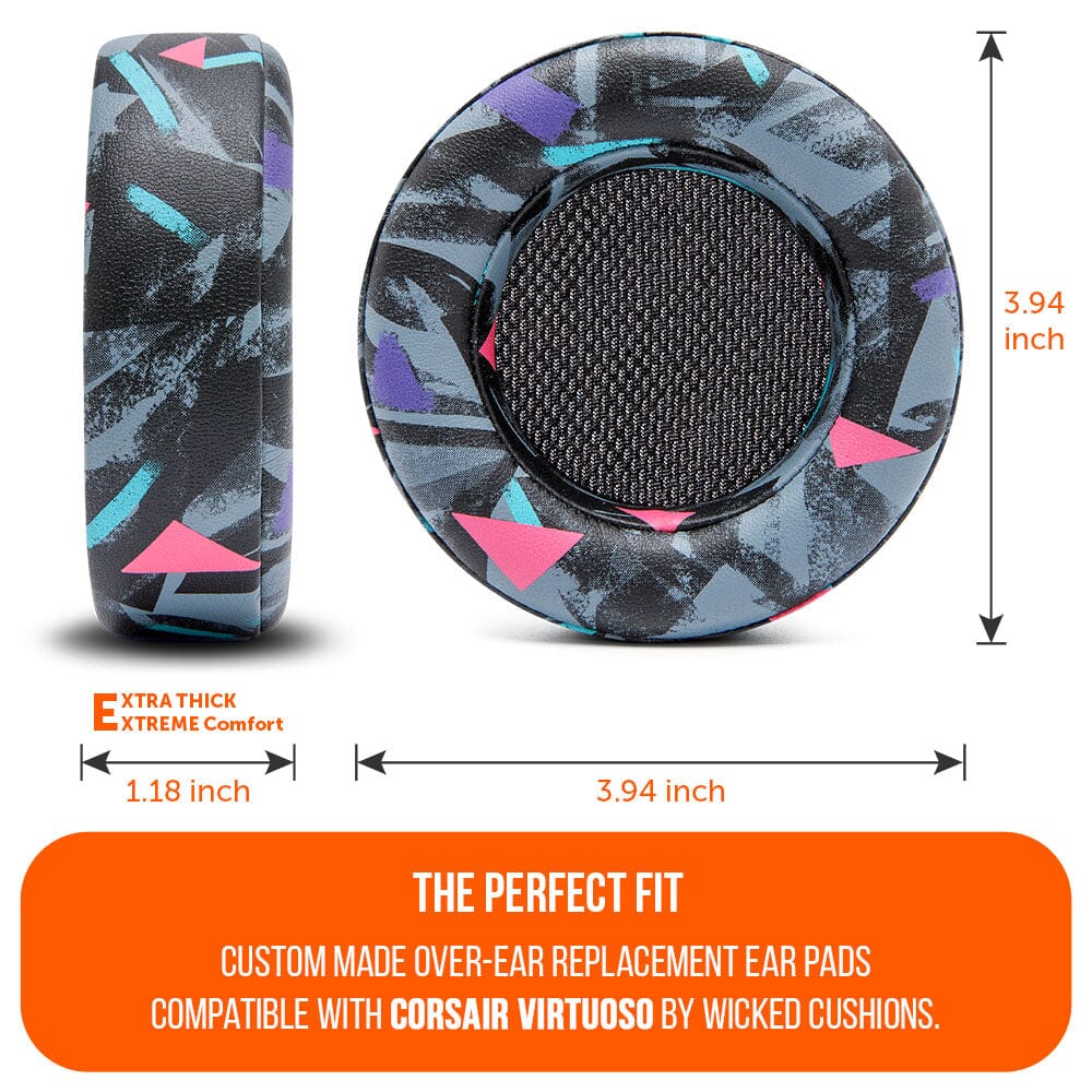 Apos Audio Wicked Cushions Ear Pads Upgraded Corsair Virtuoso Ear pads