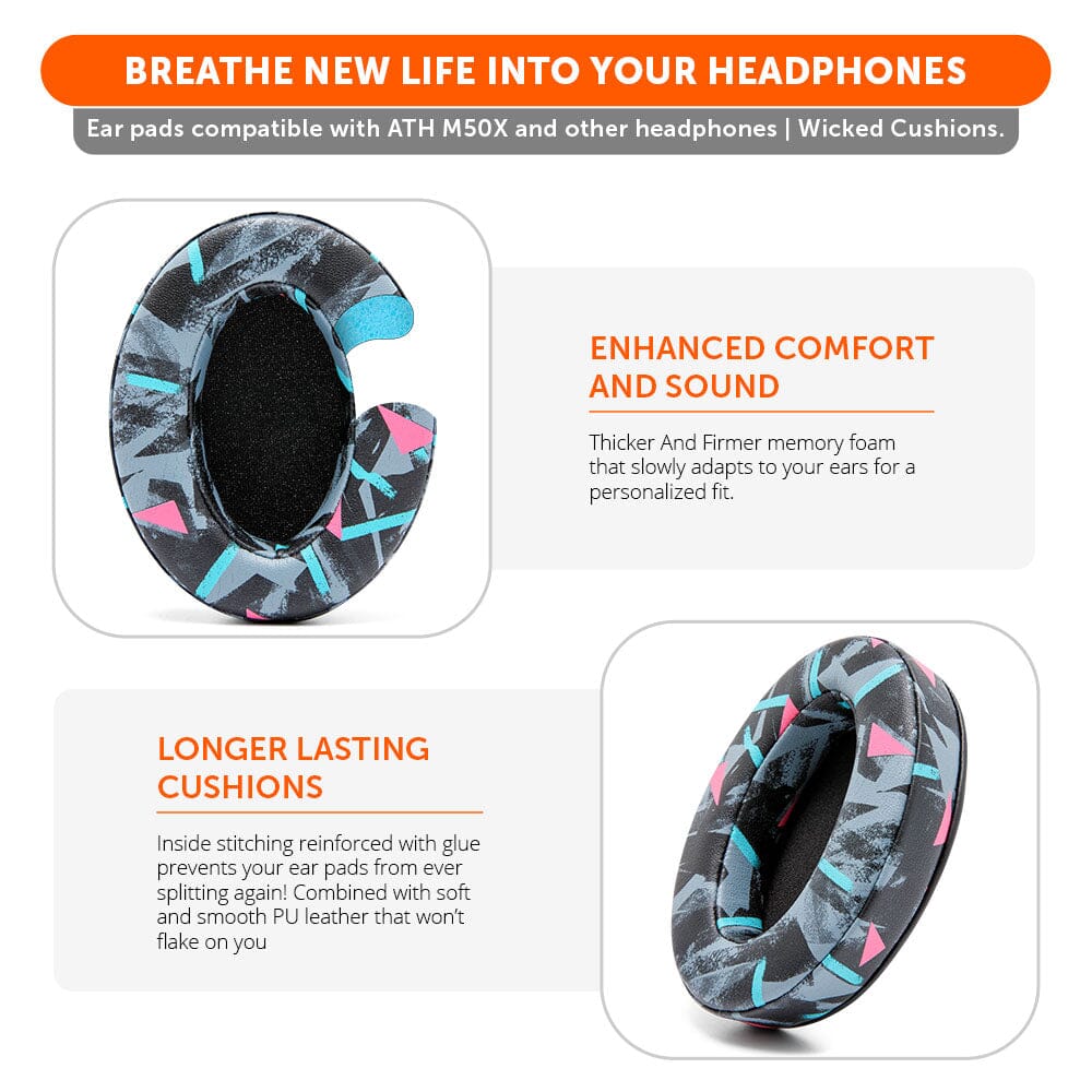 Apos Audio Wicked Cushions Ear Pads Upgraded Gaming Earpads