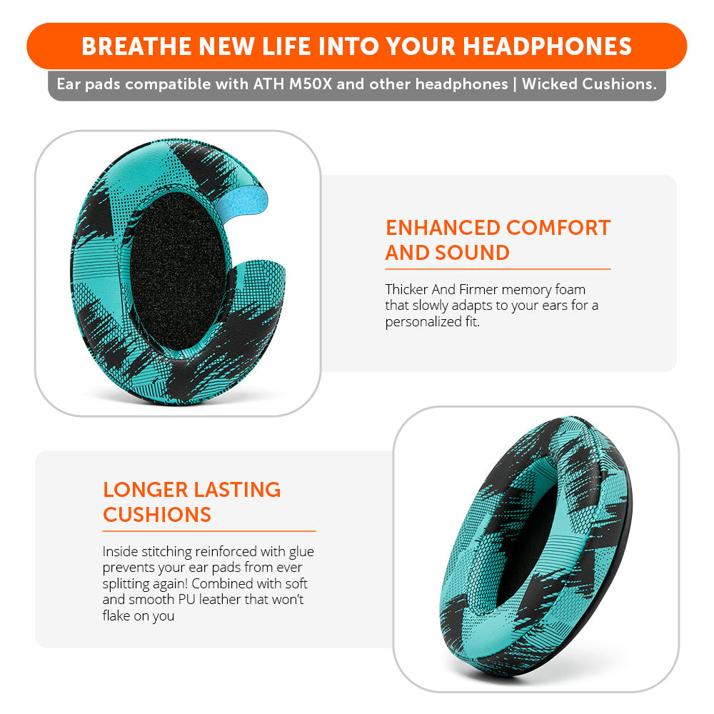 Apos Audio Wicked Cushions Ear Pads Upgraded Gaming Earpads