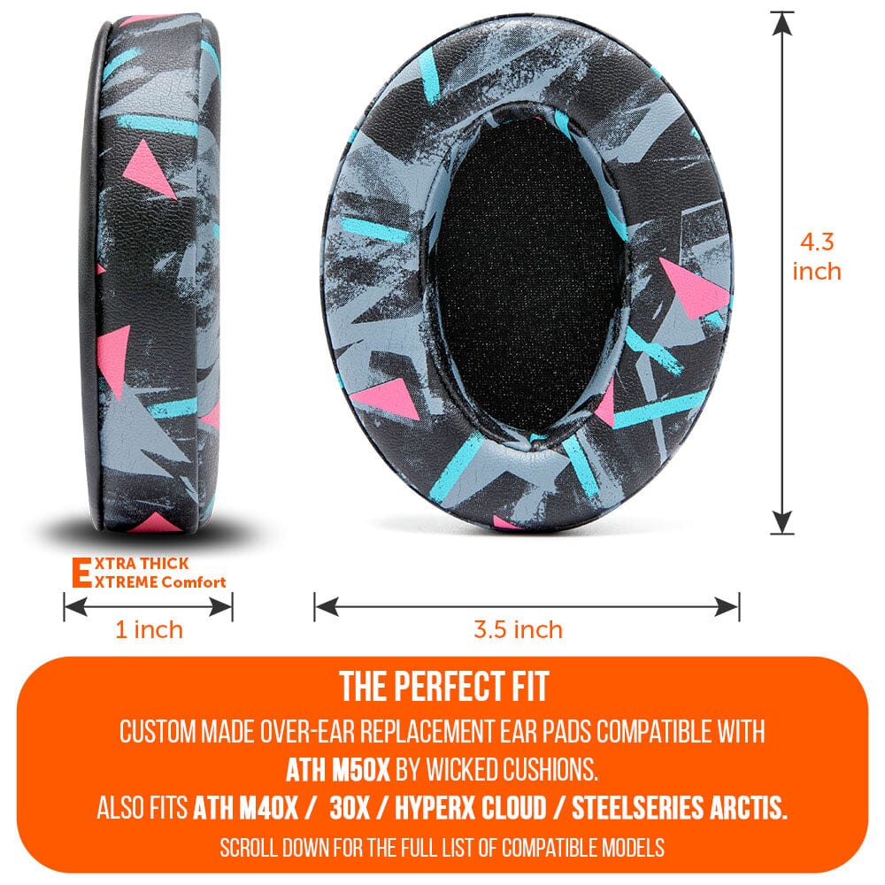 Apos Audio Wicked Cushions Ear Pads Upgraded Gaming Earpads