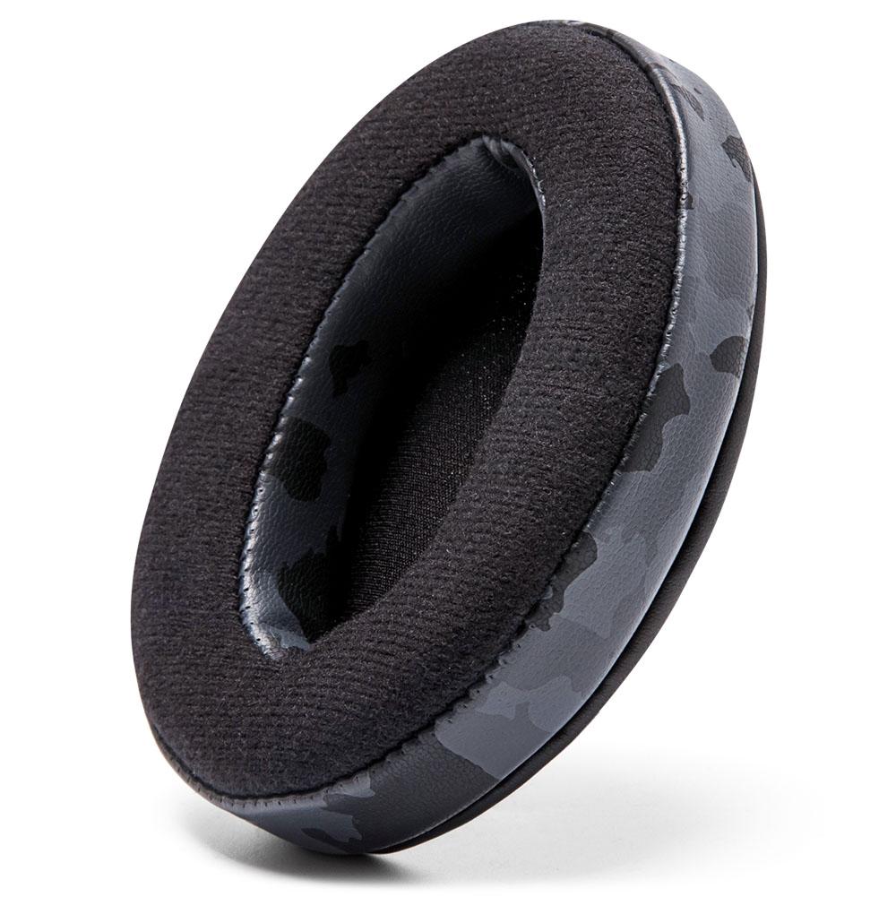 Apos Audio Wicked Cushions Ear Pads Upgraded Gaming Earpads - Hybrid Velour Black Camo